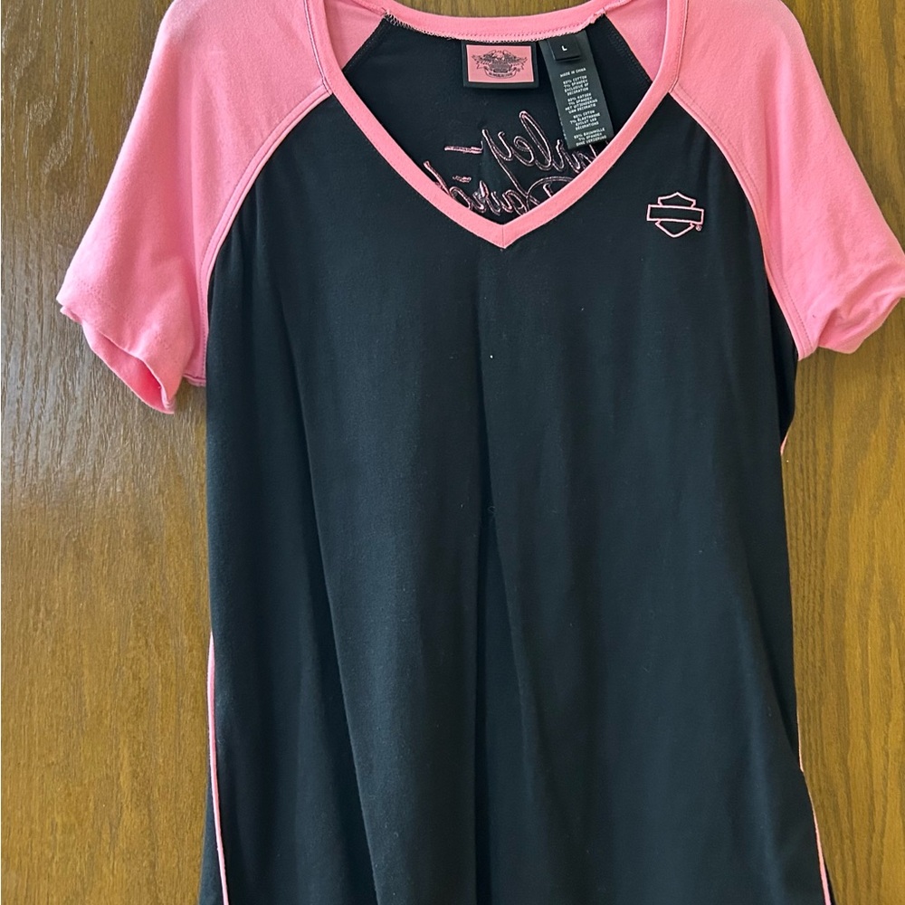 Harley-Davidson Black Jacket with Pink Details - Picture 4 of 5